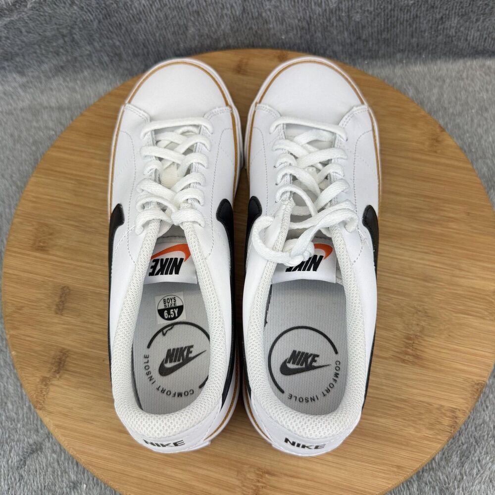 Nike Court Royale AC Shoes Boys Size 6.5Y Comfort Insole DA5380-102 Sneakers - Picture 5 of 10